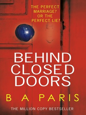 behind closed doors by ba paris